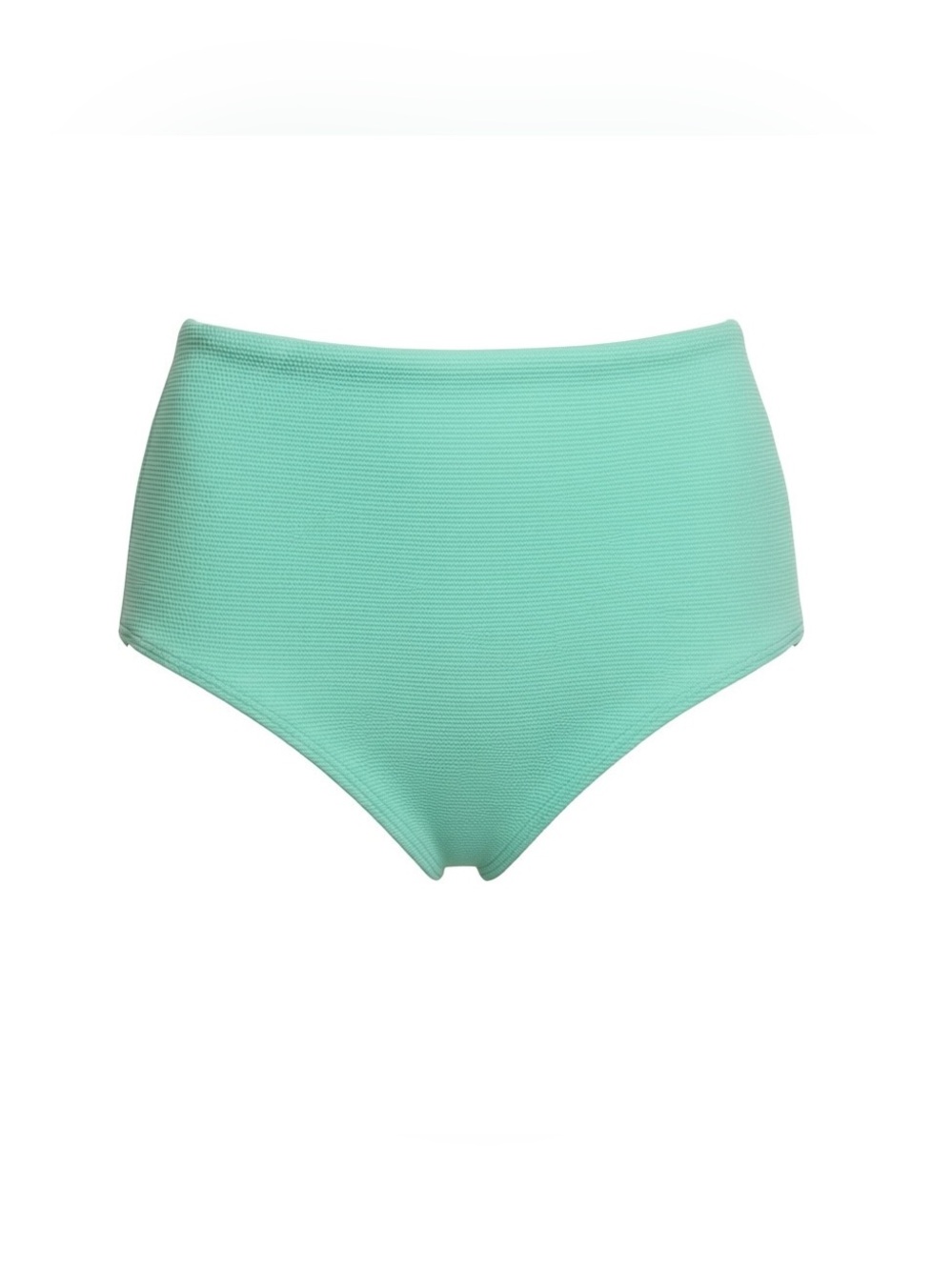 SPANX Women’s Pique High Rise Textured Bikini Bottoms in Mint - Small, NEW